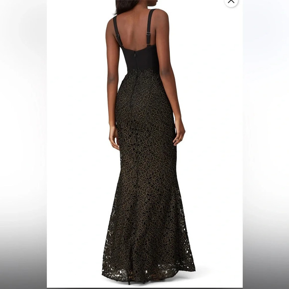Dress The Population Black Lorena Gown, RTR - Picture 3 of 10
